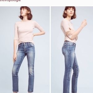 Anthropologie Pilcro Parallel Jean's Mid Rise